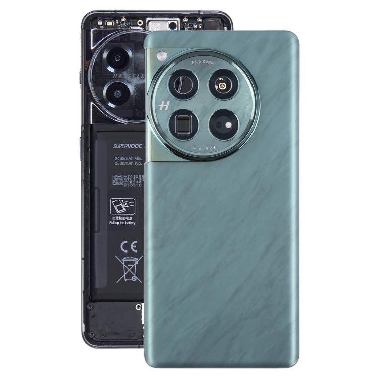 For OnePlus 12 PJD110 CPH2573 CPH2581 Original Glass Battery Back Cover with Camera Lens, For OnePlus 12(Original with Camera Lens Frame)