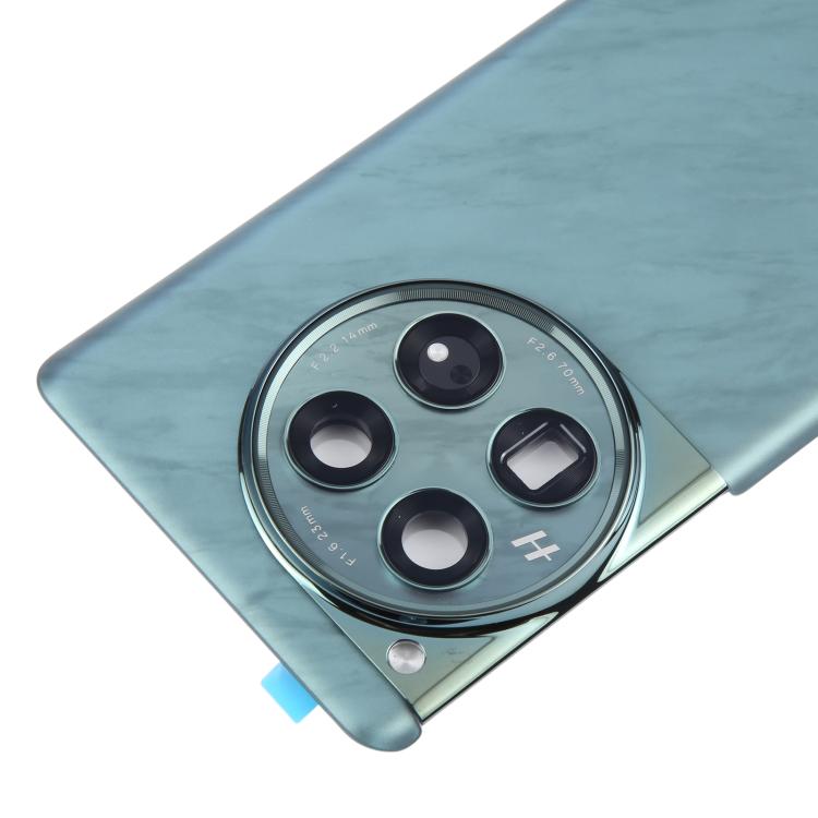 For OnePlus 12 PJD110 CPH2573 CPH2581 Original Glass Battery Back Cover with Camera Lens, For OnePlus 12(Original with Camera Lens Frame)