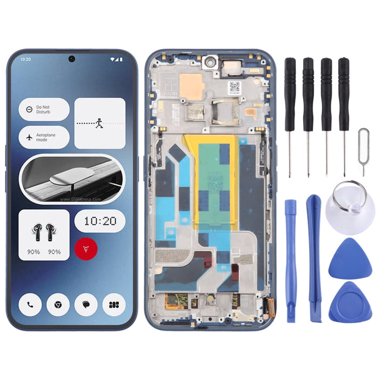 For Nothing Phone (2A) A142 5G Original AMOLED LCD Screen Digitizer Full Assembly with Frame, For Nothing Phone (2A) A142 5G(Original), For Nothing Phone (2A) A142 5G, For Nothing Phone (2A) A142 5G(Original,Blue)