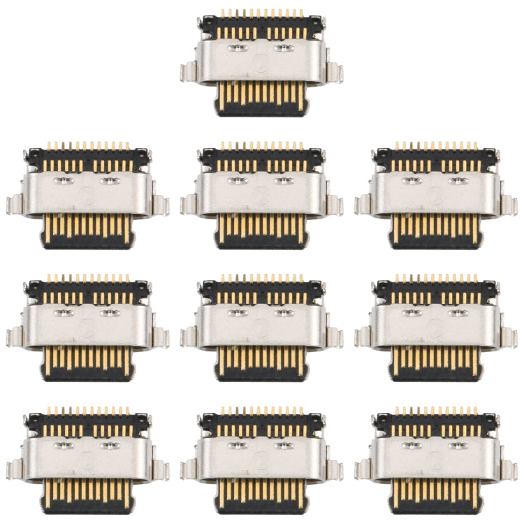 For Motorola Moto G60 / G60s 10pcs Charging Port Connector, For Motorola Moto G60 / G60s