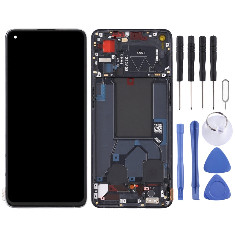 Original LCD Screen For OPPO Reno7 Pro 5G Digitizer Full Assembly with Frame, For OPPO Reno7 Pro 5G