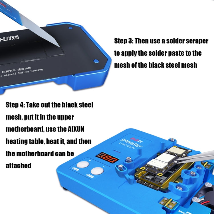 AIXUN FT06 Pro 6 in 1 PCB Printing Reballing Platform For iPX-iP11 Pro Max, AIXUN FT06 Pro