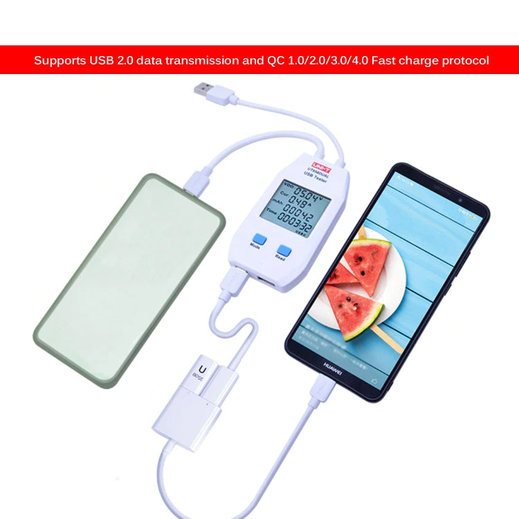UNI-T USB Voltmeter Ammeter Tester UT658DUAL, UT658DUAL