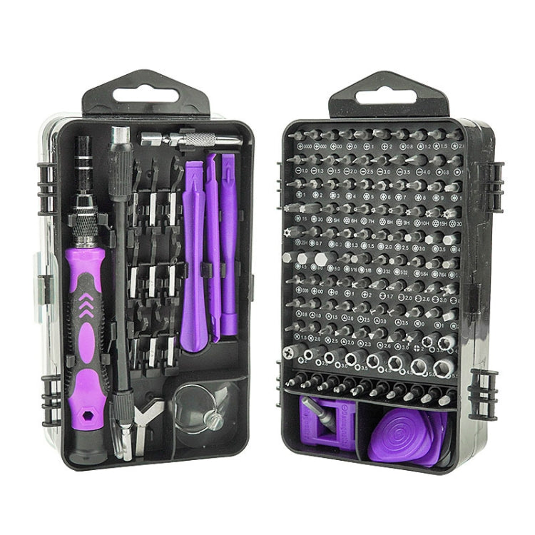 138 in 1 DIY Mobile Phone Disassembly Tool Clock Repair Multi-function Tool Screwdriver Set, 138 in 1 (Yellow), 138 in 1 (Grey), 138 in 1 (Blue), 138 in 1 (Purple), 138 in 1 (Red)
