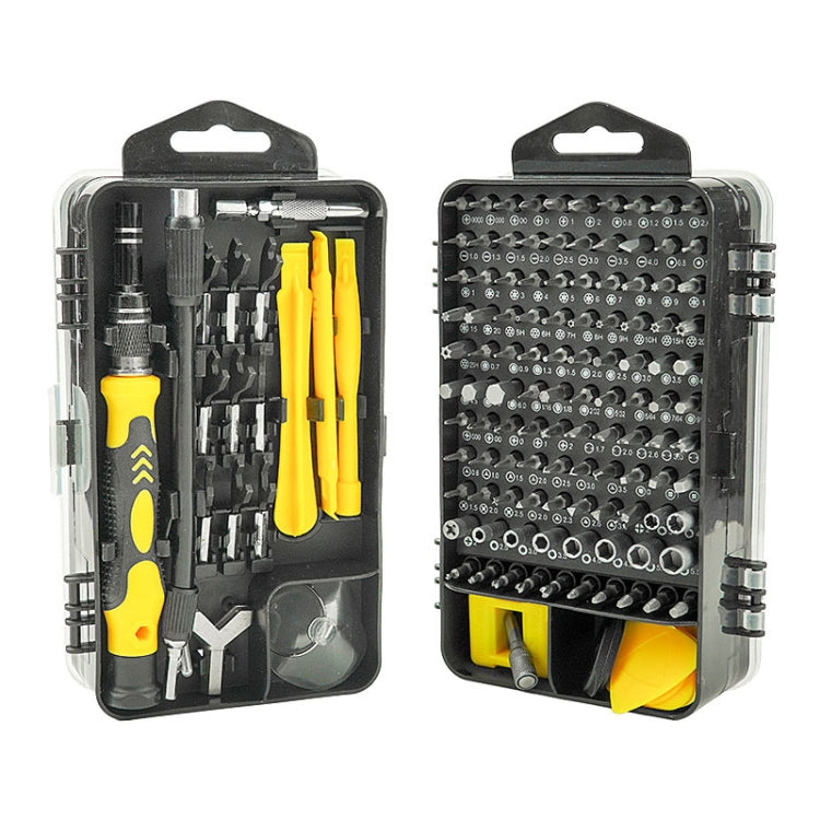 138 in 1 DIY Mobile Phone Disassembly Tool Clock Repair Multi-function Tool Screwdriver Set, 138 in 1 (Yellow), 138 in 1 (Grey), 138 in 1 (Blue), 138 in 1 (Purple), 138 in 1 (Red)