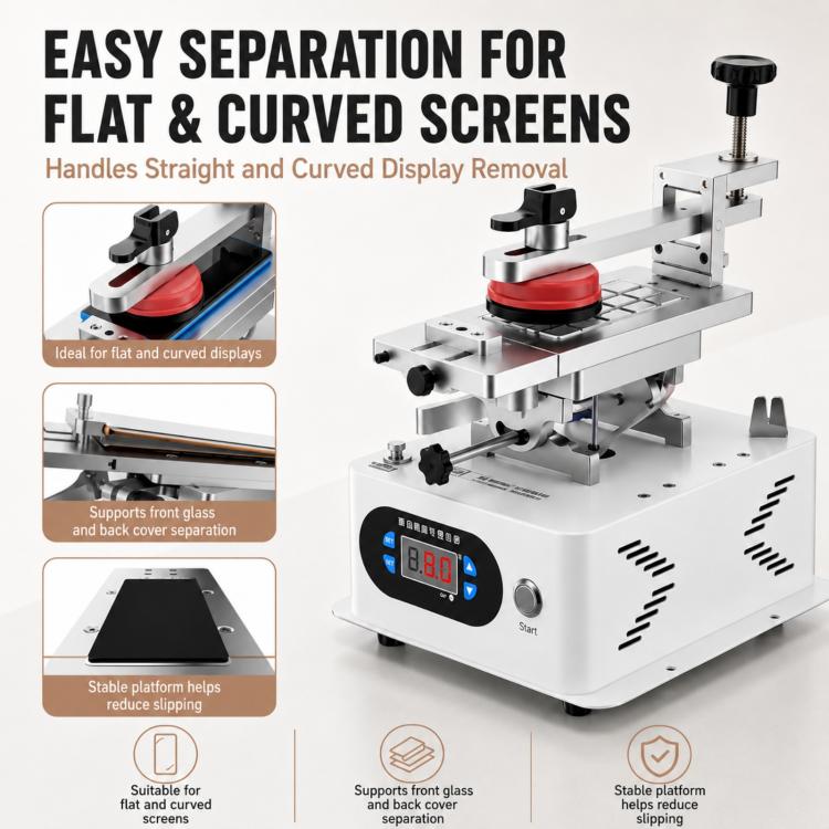 TBK 988C LCD Rotary Separator Middle Frame Remover, TBK 988C