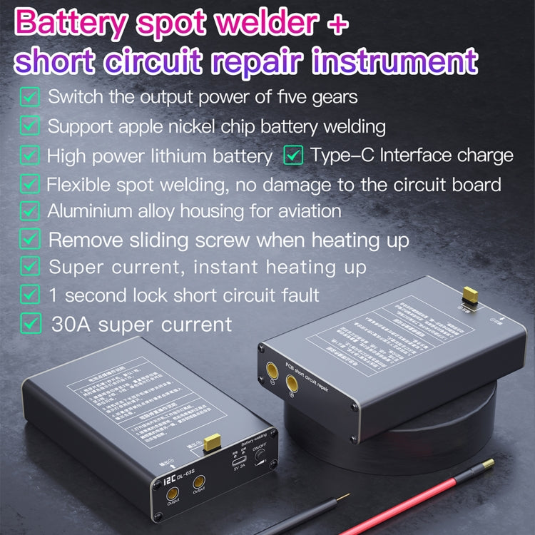 i2C DL-S03S Adjustable Mini Portable Spot Welder, i2C DL-S03S