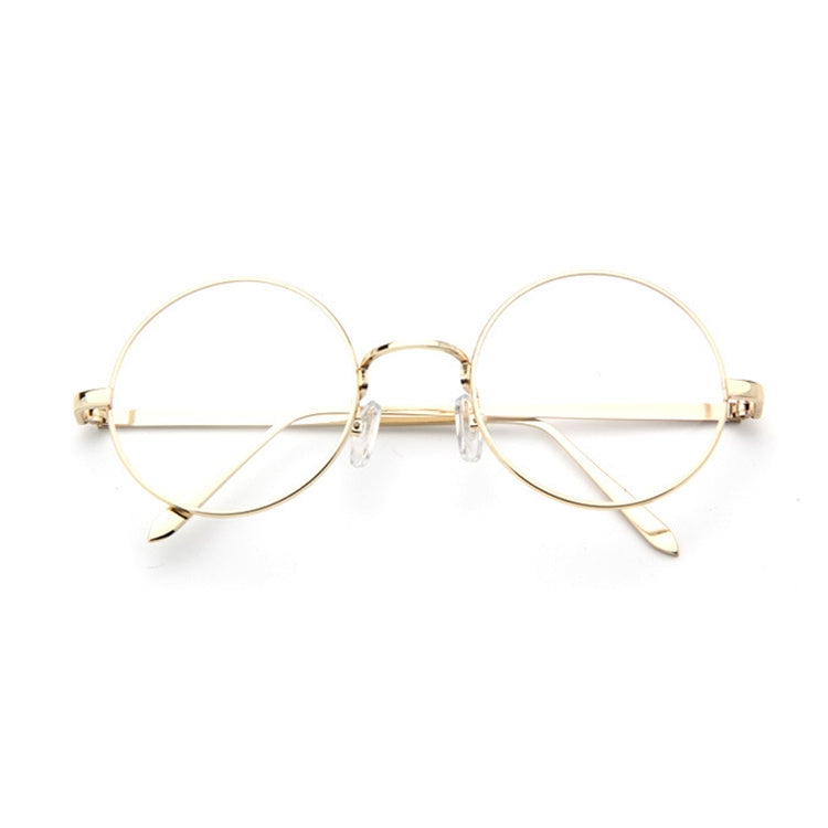 Round-Framed Glasses Small Fresh, Silver, Bronze, Gun gray, Round-Framed Glasses, Golden