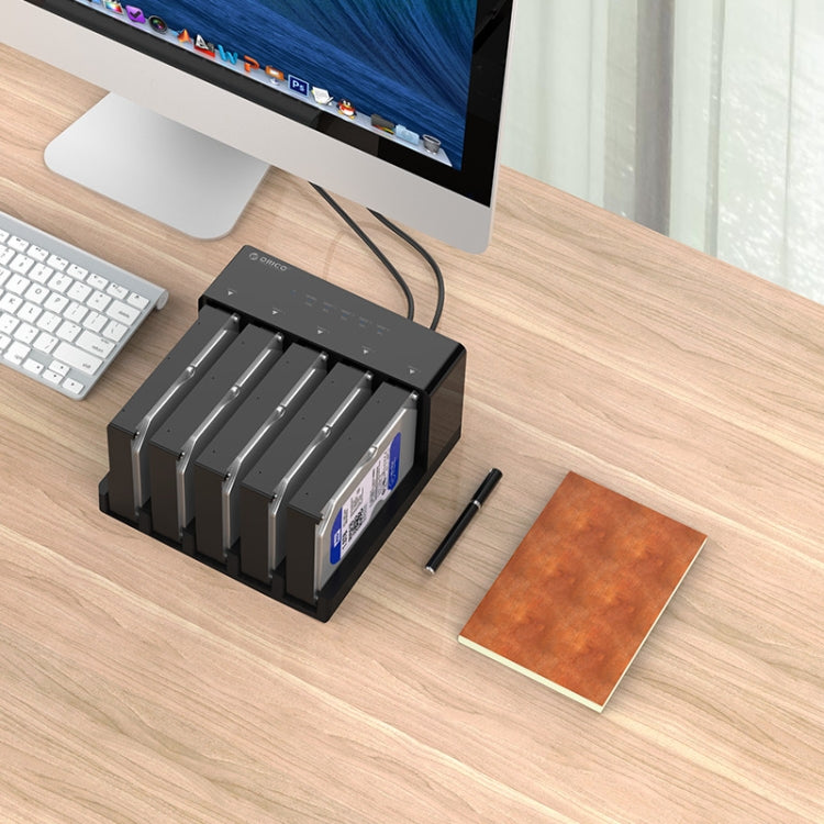ORICO 6558US3-C 2.5 / 3.5 inch Hard Drive Enclosure with Duplicator, 6558US3-C