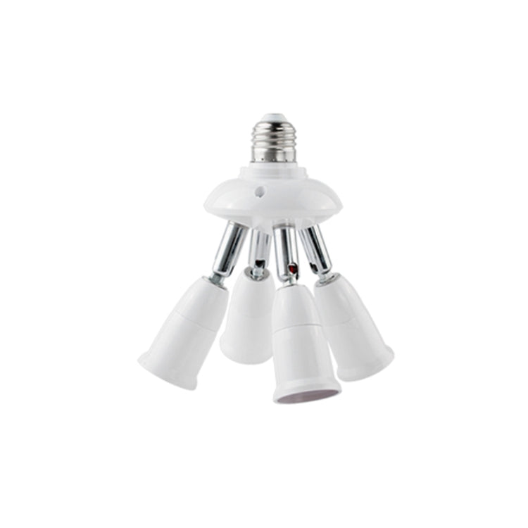 E27 to E27 Splitter Adjustable LED Light Bulb Holder Adapter Converter Socket Light Bulb Holder, 1 In 1, 2 In 1, 3 In 1, 4 In 1, 5 In 1