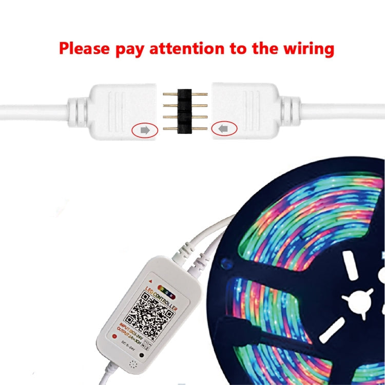 WiFi Smart 4 Pin RGB LED Strip Light Contoller APP Remote Voice Control Works with Alexa Echo, 5-24V, WiFi 40-keys Controller, WiFi 24-keys Controller