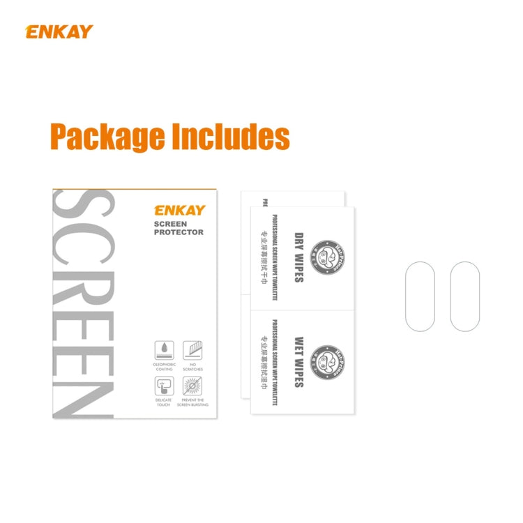 2 PCS Hat-Prince ENKAY 0.2mm 9H 2.15D Round Edge Rear Camera Lens Tempered Glass Film Protector, For Redmi K40 / K40 Pro / K40 Pro+, For Xiaomi Poco F3, For Redmi Note 10 Pro / Note 10 Pro Max, For Samsung Galaxy A52 / A72 (4G/5G)                      ...