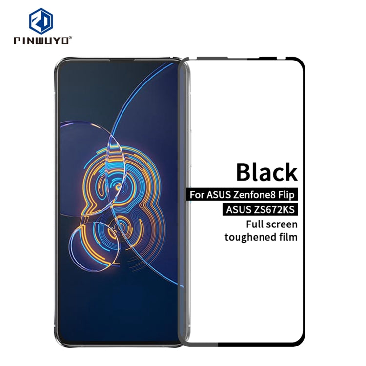 PINWUYO 9H 2.5D Full Screen Tempered Glass Film, For Asus Zenfone 8 mini / ZS590KS, For Asus Zenfone 8 Flip / ZS672KS, For Nokia X10 / X20