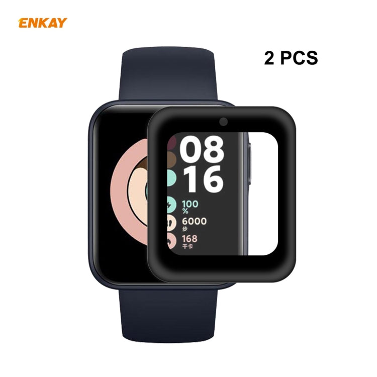 2 PCS ENKAY Hat-Prince 3D Full Screen Soft PC Edge + PMMA HD Screen Protector Film, For Venu 2 / Vivoactive 4 45mm (2 PCS), For Garmin Venu 2S / Vivoactive 4S 40mm (2 PCS), For Redmi Watch (2 PCS), For Huawei B6 (2 PCS)                                 ...