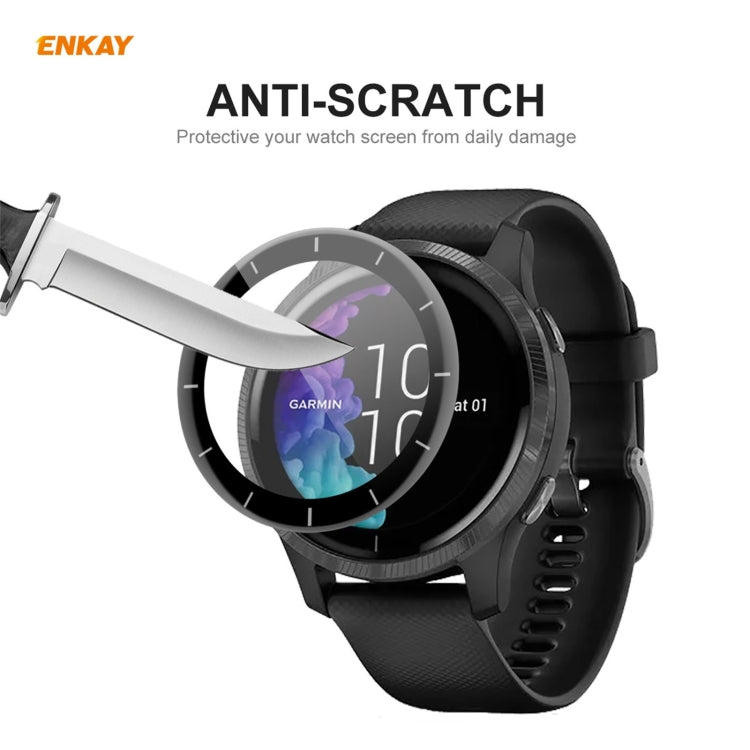 2 PCS ENKAY Hat-Prince 3D Full Screen Soft PC Edge + PMMA HD Screen Protector Film, For Venu 2 / Vivoactive 4 45mm (2 PCS), For Garmin Venu 2S / Vivoactive 4S 40mm (2 PCS), For Redmi Watch (2 PCS), For Huawei B6 (2 PCS)                                 ...