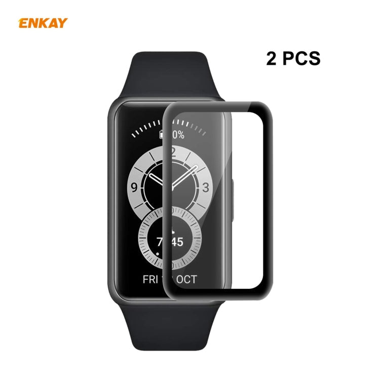2 PCS ENKAY Hat-Prince 3D Full Screen Soft PC Edge + PMMA HD Screen Protector Film, For Venu 2 / Vivoactive 4 45mm (2 PCS), For Garmin Venu 2S / Vivoactive 4S 40mm (2 PCS), For Redmi Watch (2 PCS), For Huawei B6 (2 PCS)                                 ...