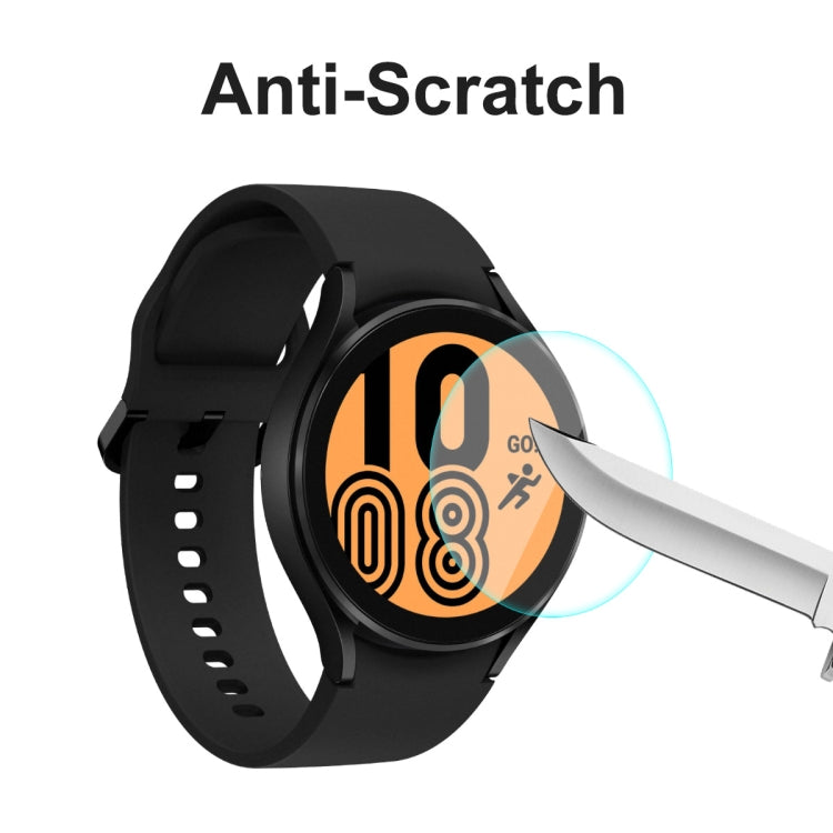 For Samsung Galaxy Watch4 44mm ENKAY Hat-Prince 0.2mm 9H 2.15D Curved Edge Tempered Glass Screen Protector Watch Film, 1 PCS, 2 PCS, 5 PCS, 10 PCS