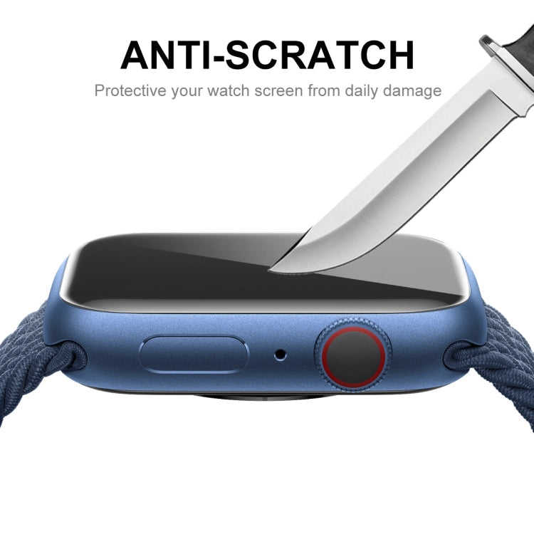 ENKAY Hat-Prince 3D Full Coverage Soft PC Edge + PMMA HD Screen Protector Film For Apple Watch Series 9 / 8 / 7 45mm, 1 PCS, 2 PCS, 5 PCS, 10 PCS