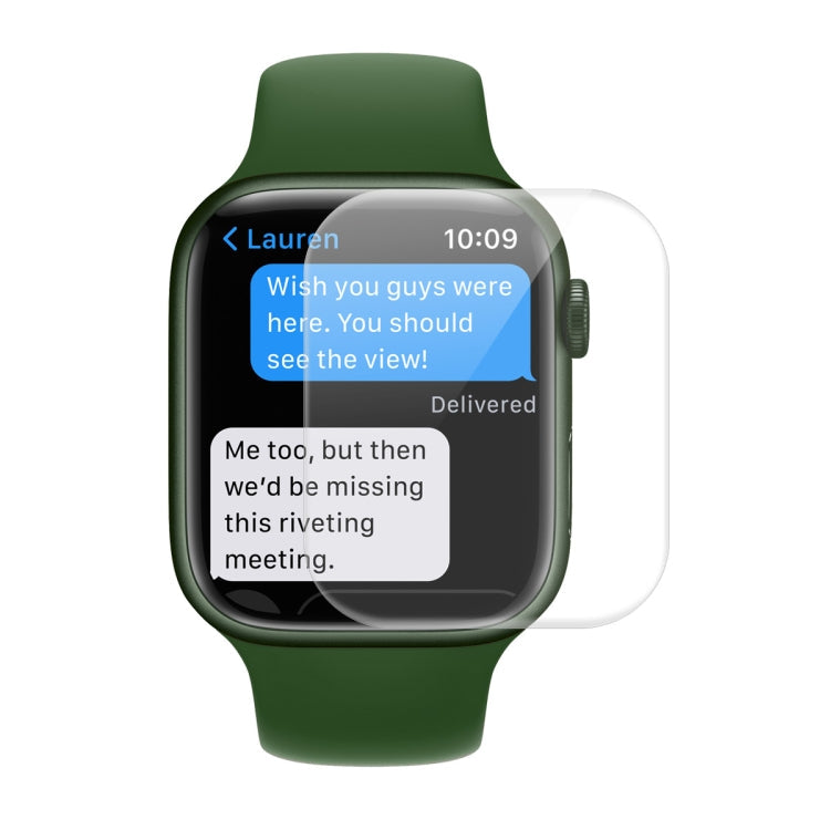 ENKAY Hat-Prince Case Friendly 3D Full Screen PET Curved Hot Bending HD Film For Apple Watch Series 9 / 8 / 7 45mm, 1 PC For Apple Watch Series 7 45mm, 2 PCS For Apple Watch Series 7 45mm, 5 PCS For Apple Watch Series 7 45mm                            ...