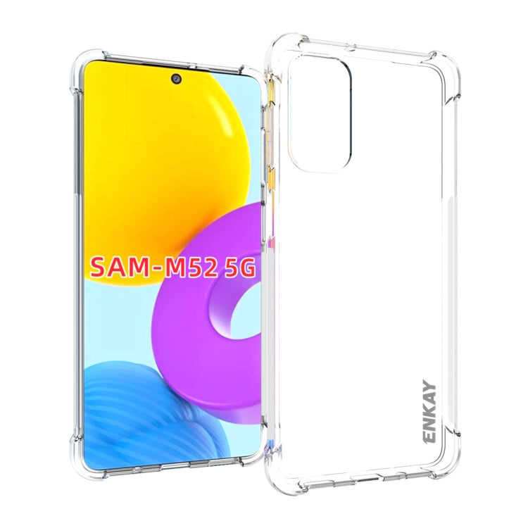 ENKAY Transparent TPU Shockproof Case, For Samsung Galaxy A03 4G 164mm, For Samsung Galaxy A03 4G 166mm, For Samsung Galaxy A03s 4G EU Version, For Samsung Galaxy A13 5G, For Samsung Galaxy M52 5G, For Samsung Galaxy S22 5G, For Samsung Galaxy S22+ 5G ...