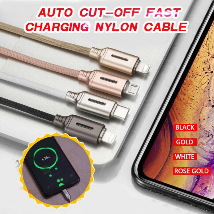 Intelligent automatic Power cut-off Cable for Zinc Alloy in the Light emitting data Line of an Zhuo Lamp, white, black, glod, rose gold