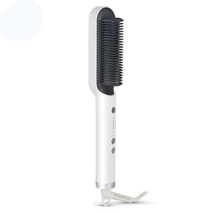 K-SKIN KD380 Hair Straightener Electric Straight Hair Curler Comb Brush PTC Heating Ceramic Straight Hair Brush, UK Plug, White, UK Plug, Black, EU Plug, Black, EU Plug, White