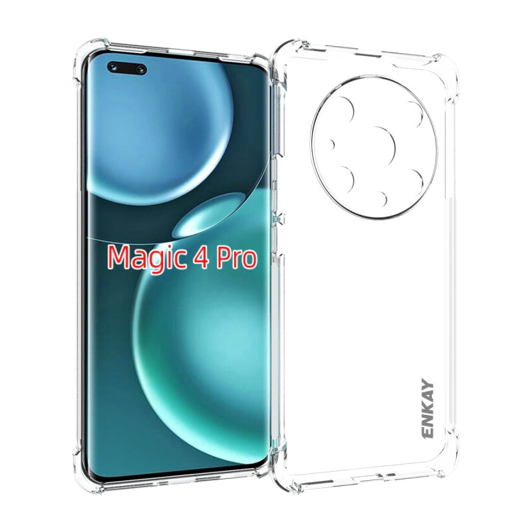 ENKAY Clear TPU Shockproof Case, For Honor Magic4, For Honor Magic4 Pro