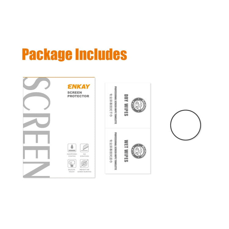For Huawei Watch GT 3 Pro 43mm ENKAY 3D Full Coverage Soft PC Edge + PMMA HD Screen Watch Film, For Huawei Watch GT 3 Pro 43mm (1 PC), For Huawei Watch GT 3 Pro 43mm (2 PCS), For Huawei Watch GT 3 Pro 43mm (5 PCS), For Huawei Watch GT 3 Pro 43mm (10 PCS)