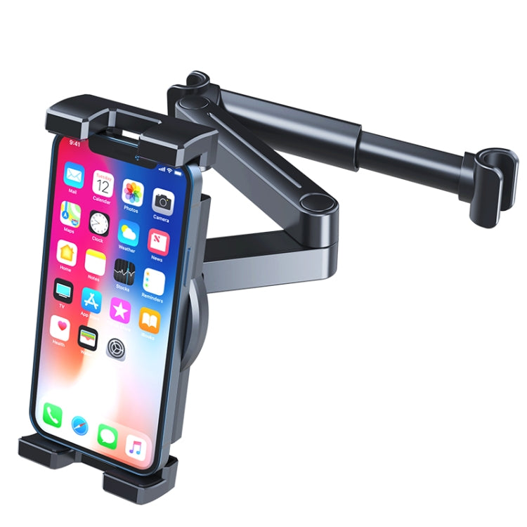 A081+X159 Car Backseat Headrest Tablet Bracket Long Arm Collapsible Mount, A081+X159