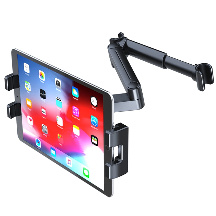 A081+X159 Car Backseat Headrest Tablet Bracket Long Arm Collapsible Mount, A081+X159