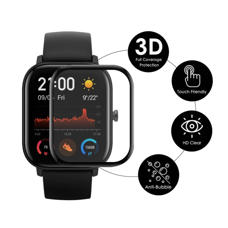 For Amazfit GTS 4 ENKAY 3D Full Coverage Soft PC Edge + PMMA HD Screen Protector Film, 1pcs, 2pcs, 5pcs, 10pcs