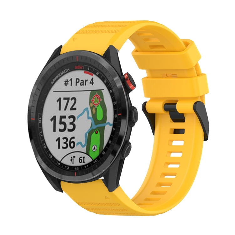 22mm Horizontal Texture Silicone Watch Band with Removal Tool, For Garmin Epix Gen 2, For Garmin Approach S62, For Garmin Fenix 6 GPS