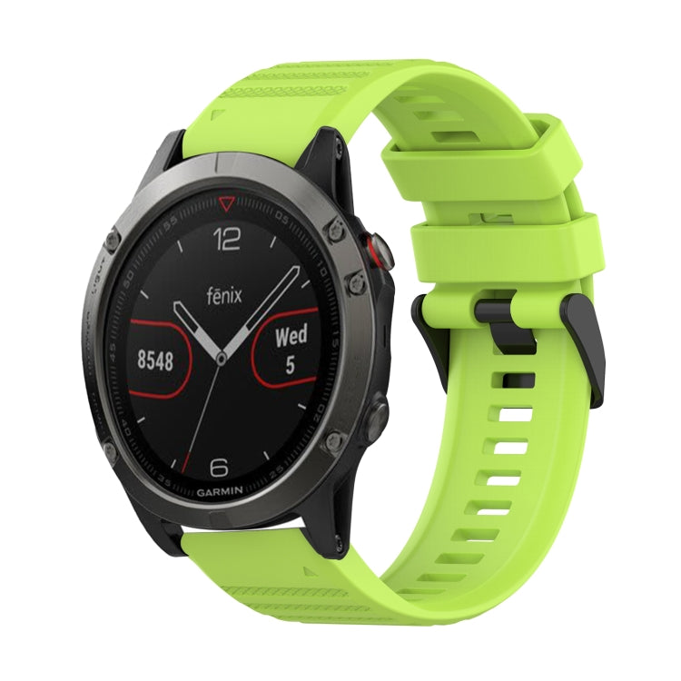 22mm Horizontal Texture Silicone Watch Band with Removal Tool, For Garmin Fenix 6 Pro GPS, For Garmin Fenix 6 Sapphire GPS, For Garmin Fenix 5