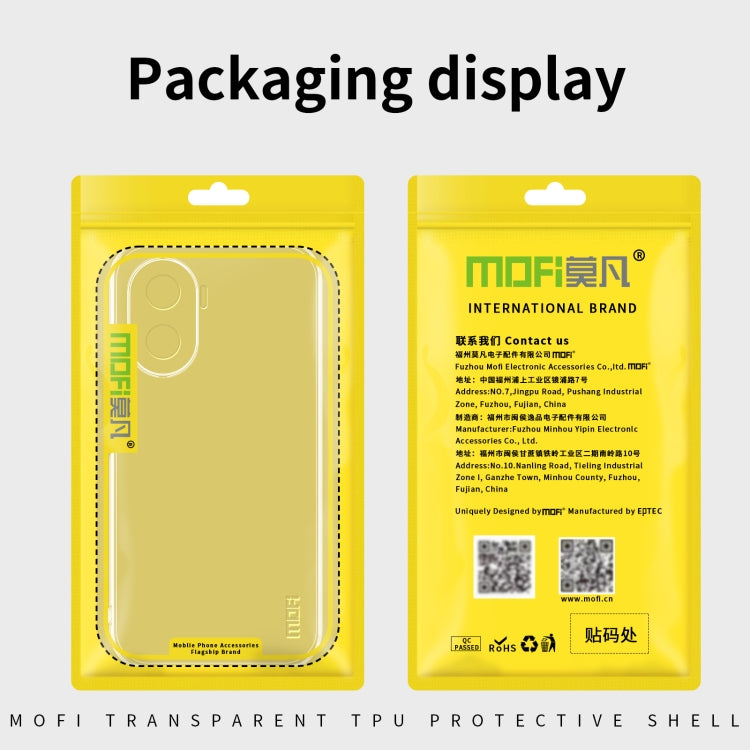 MOFI Ming Series Ultra-thin TPU Phone Case, For Huawei Nova 10 SE, For Huawei Nova Y61, For OPPO A58 5G
