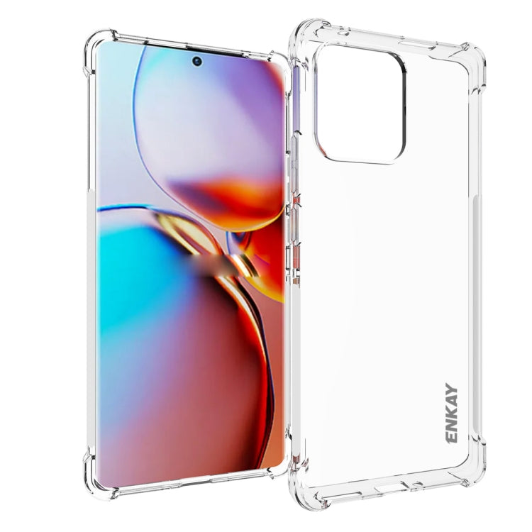ENKAY Transparent TPU Shockproof Phone Case, For Motorola Moto G 5G 2023, For Motorola Moto G53 5G, For Motorola Moto X40 5G