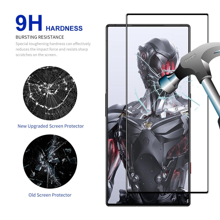 For ZTE Nubia Red Magic 8 Pro / 8 Pro+ ENKAY Hat-Prince Full Glue 0.26mm 9H 2.5D Tempered Glass Full Film, For ZTE Nubia Red Magic 8 Pro / 8 Pro+(1pc), For ZTE Nubia Red Magic 8 Pro / 8 Pro+(2pcs), For ZTE Nubia Red Magic 8 Pro / 8 Pro+(5pcs)          ...