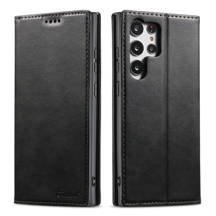 Suteni Calf Texture Horizontal Flip Leather Phone Case, For Samsung Galaxy S24 Ultra 5G, For Samsung Galaxy S24+ 5G, For Samsung Galaxy S24 5G, For Samsung Galaxy S23 Ultra 5G, For Samsung Galaxy S23+ 5G, For Samsung Galaxy S23 5G