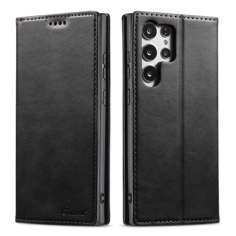 Suteni Calf Texture Horizontal Flip Leather Phone Case, For Samsung Galaxy S26+ 5G, For Samsung Galaxy S26 Ultra 5G, For Samsung Galaxy S26 5G, For Samsung Galaxy S25 5G, For Samsung Galaxy S25+ 5G, For Samsung Galaxy S25 Ultra 5G