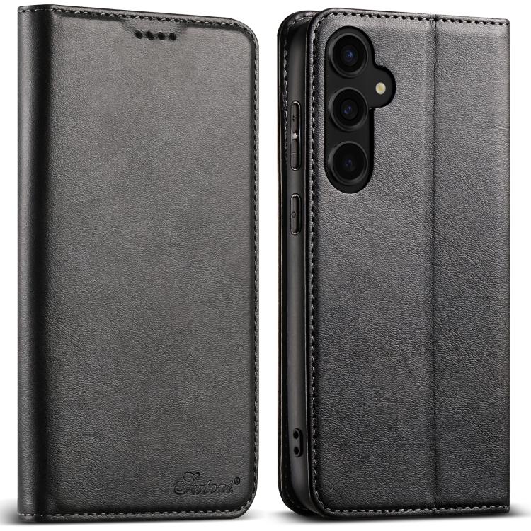 Suteni Calf Texture Horizontal Flip Leather Phone Case, For Samsung Galaxy S26+ 5G, For Samsung Galaxy S26 Ultra 5G, For Samsung Galaxy S26 5G, For Samsung Galaxy S25 5G, For Samsung Galaxy S25+ 5G, For Samsung Galaxy S25 Ultra 5G
