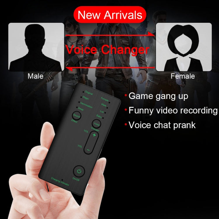 M1 Portable Mini Voice Changing Modulator with Adjustable Voice Functions & Phone Computer & Sound Card & Mic Tool, M1