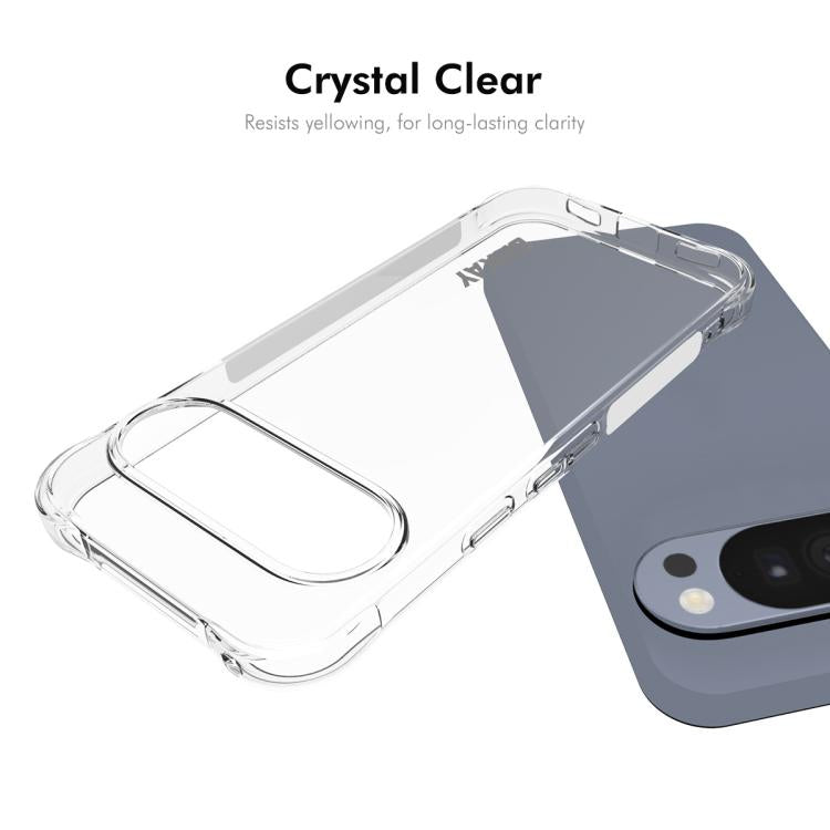 ENKAY Hat-Prince Transparent TPU Shockproof Phone Case, For Google Pixel 11 Pro XL, For Google Pixel 11, For Google Pixel 11 Pro, For Google Pixel 10a, For Google Pixel 9a, For Google Pixel 9 Pro, For Google Pixel 9, For Google Pixel 8a                ...