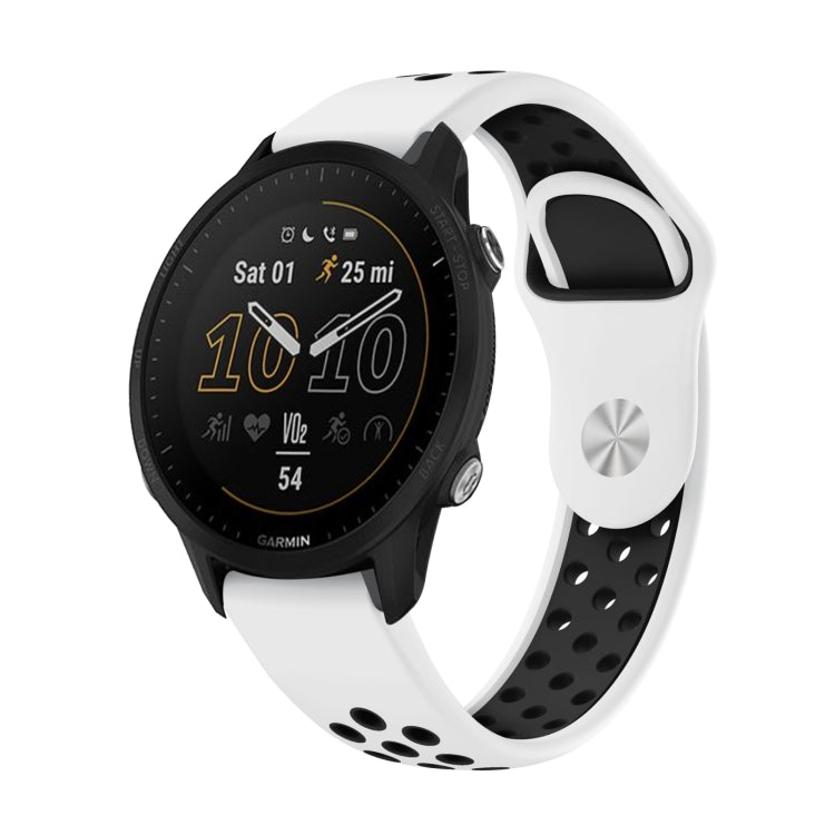 22mm Sports Breathable Silicone Watch Band, For Garmin Quatix 5 Sapphire, For Garmin Forerunner 955