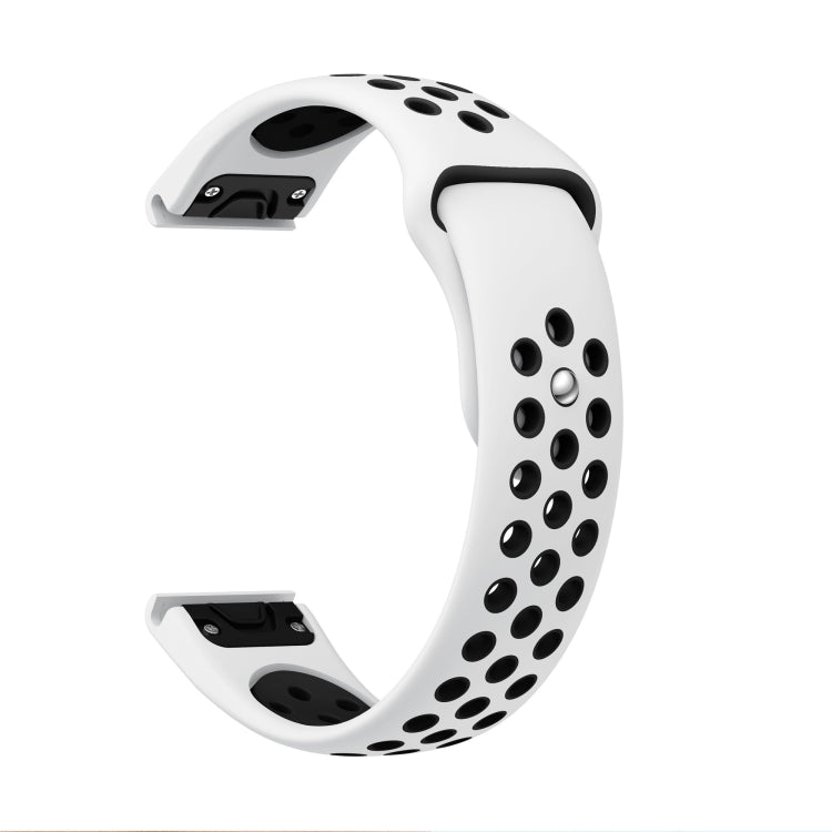 22mm Sports Breathable Silicone Watch Band, For Garmin Forerunner 965, For Garmin Instinct 2