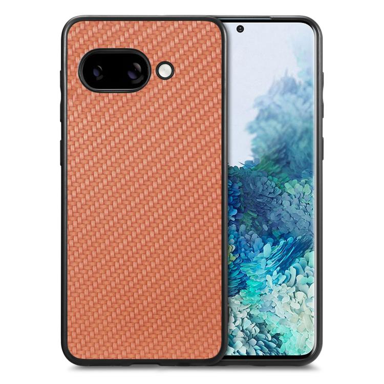 Carbon Fiber Texture Leather Back Cover Phone Case, For Google Pixel 10 Pro XL, For Google Pixel 10 / 10 Pro, For Google Pixel 9a, For Google Pixel 9 Pro XL