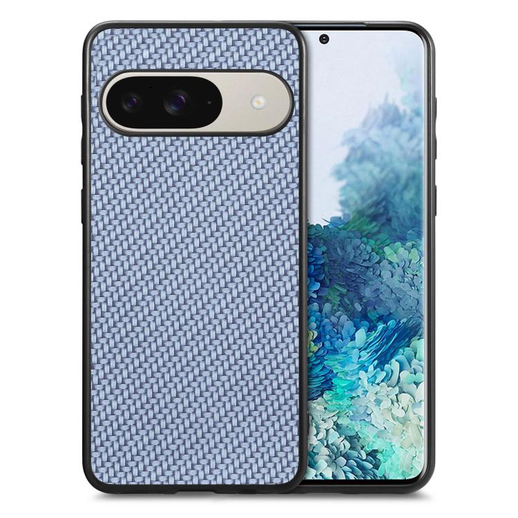 Carbon Fiber Texture Leather Back Cover Phone Case, For Google Pixel 9 / 9 Pro, For Google Pixel 7a, For Google Pixel 6a, For Google Pixel 6 Pro