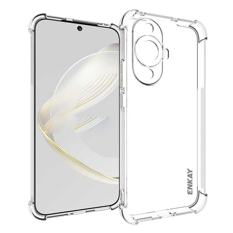 ENKAY Hat-Prince Transparent TPU Shockproof Phone Case, For Huawei Pura 90 Pro Max 5G, For Huawei Pura 90 Pro 5G, For Huawei Pura 90 5G, For Huawei Pura 80 Ultra, For Huawei Pura 80, For Huawei Enjoy 70X, For Huawei Mate 70 Pro, For Huawei Mate 70     ...