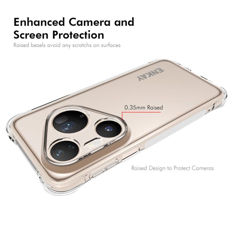 ENKAY Hat-Prince Transparent TPU Shockproof Phone Case, For Huawei Pura 90 Pro Max 5G, For Huawei Pura 90 Pro 5G, For Huawei Pura 90 5G, For Huawei Pura 80 Ultra, For Huawei Pura 80, For Huawei Enjoy 70X, For Huawei Mate 70 Pro, For Huawei Mate 70     ...