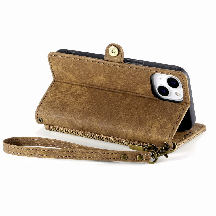 Geometric Zipper Wallet Side Buckle Leather Phone Case, For iPhone 13, For iPhone 12 / 12 Pro, For iPhone 12 Pro Max, For iPhone 11 Pro Max