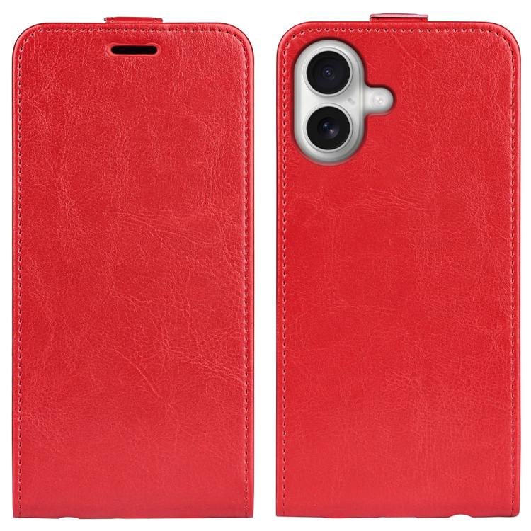 R64 Texture Single Vertical Flip Leather Phone Case, For iPhone 17e / 16e, For iPhone 17 Pro Max, For iPhone 17 Pro, For iPhone 17, For iPhone Air, For iPhone 16 Pro Max
