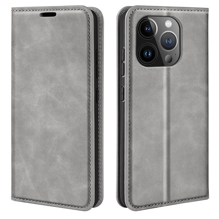 Retro-skin Magnetic Suction Leather Phone Case, For iPhone 16, For iPhone 15 Pro Max, For iPhone 15 Pro, For iPhone 15 Plus